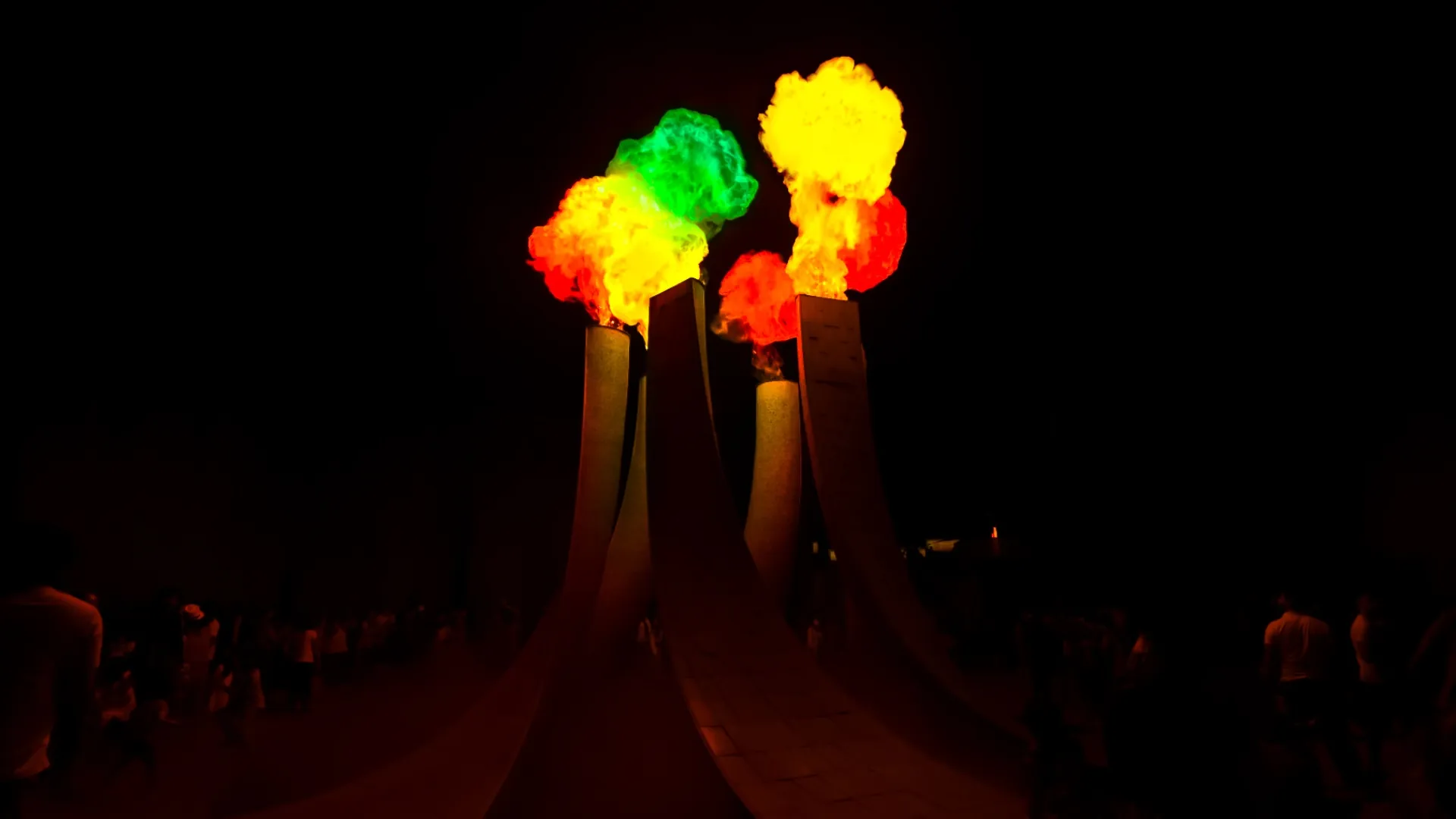 Flame effects, Expo 2020 Dubai